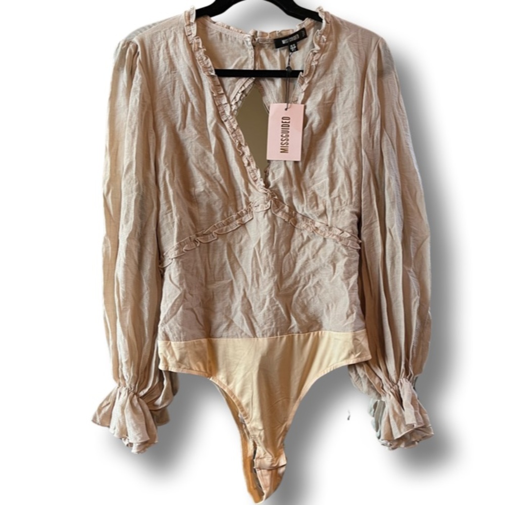 BNWT Missguided Plunge Bodysuit